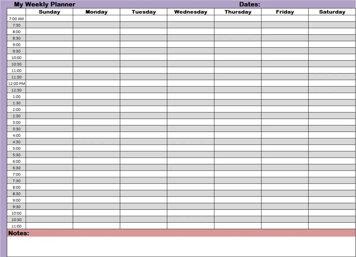 Appointment Booking Website - Weekly-planners-printable-planners