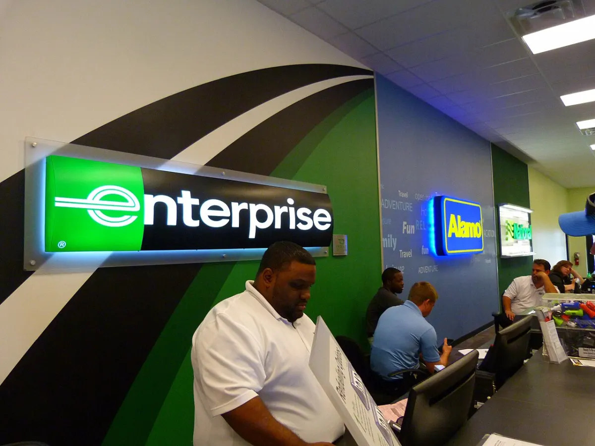 Car Rental Booking System - Enterprise, Alamo and National Car Rental Counter