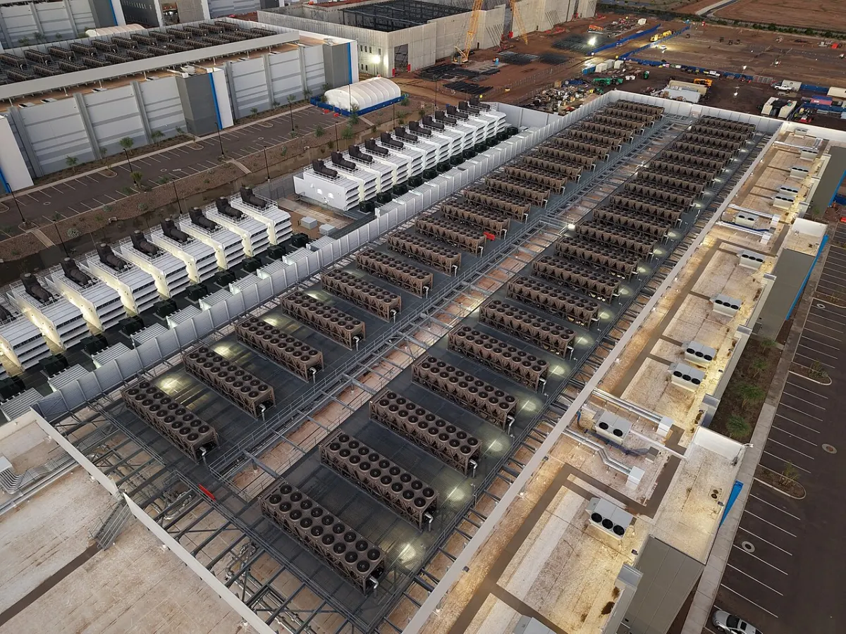 Cloud File Storage - Data center roof