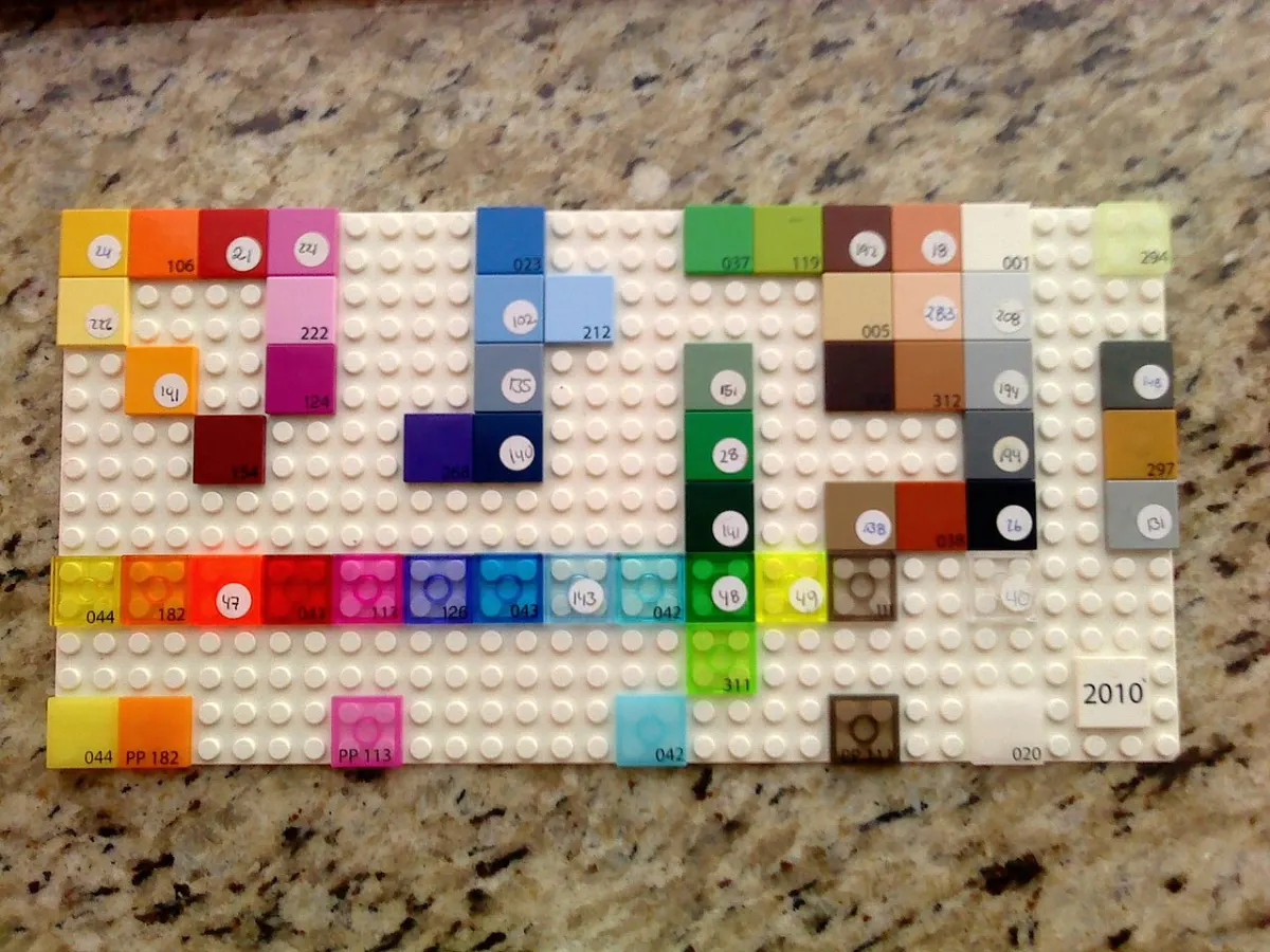 Color Detection System - 2010 LEGO Colour Palette