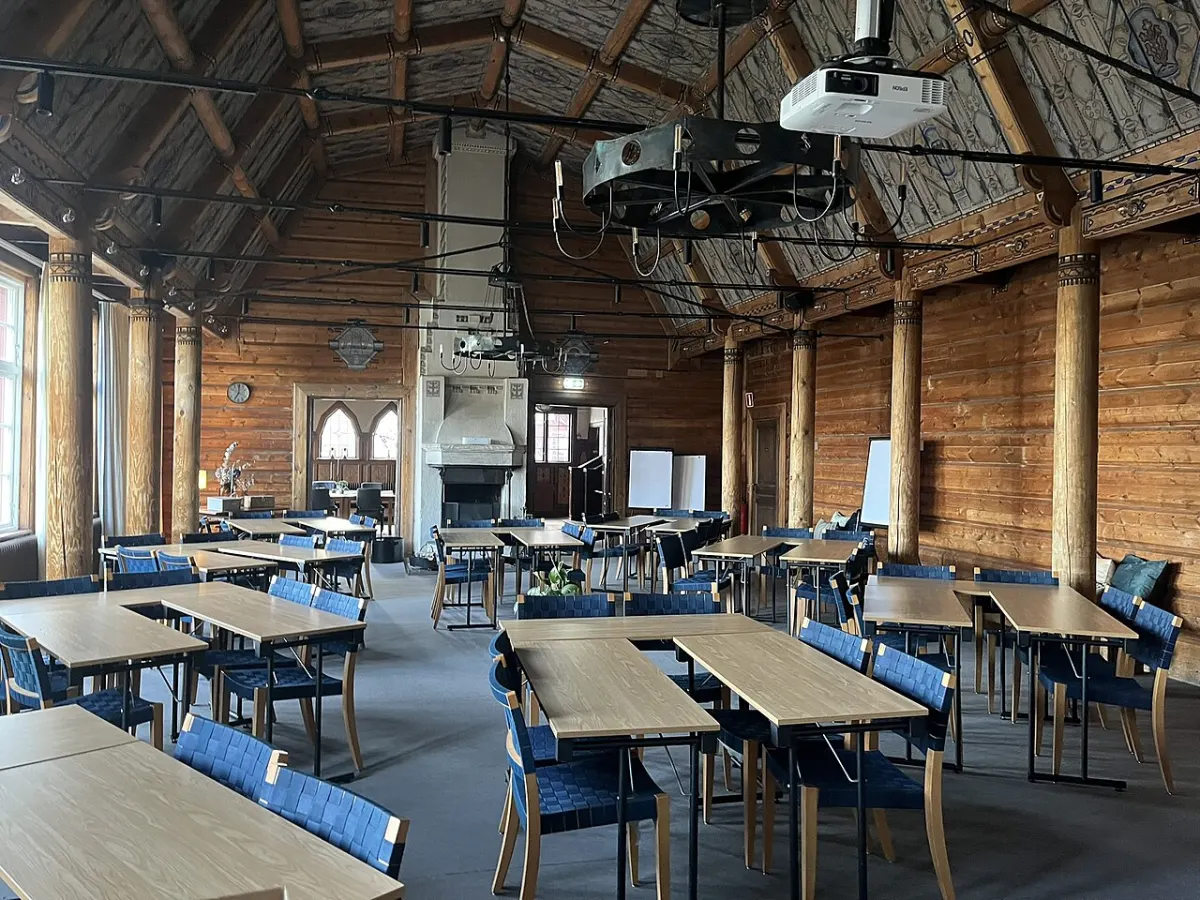 Conference Room Booking System - Rustic conference room