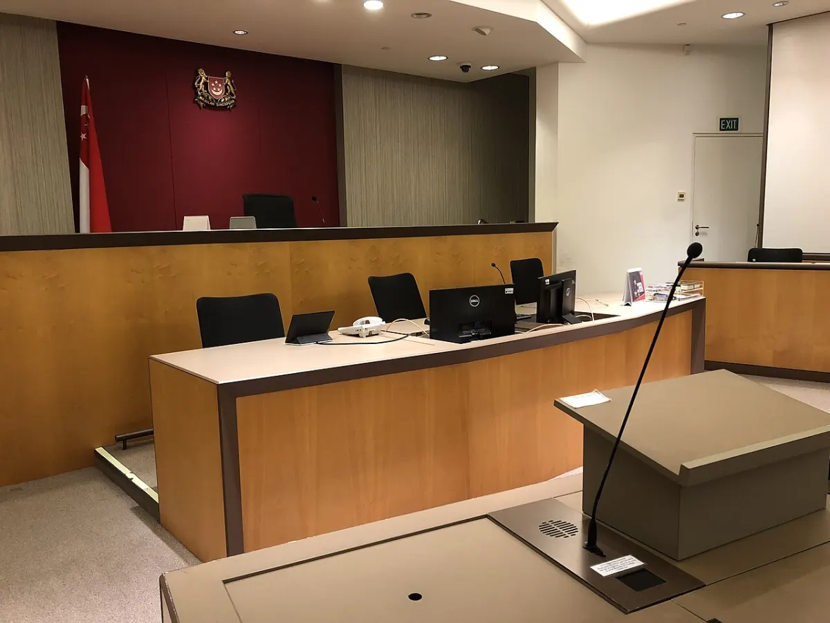 Court Case Management System - Courtroom of the Supreme Court, Singapore - 01