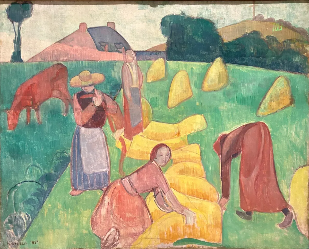 Crop Yield Prediction - Wheat Harvest, Émile Bernard (Hammer Museum)