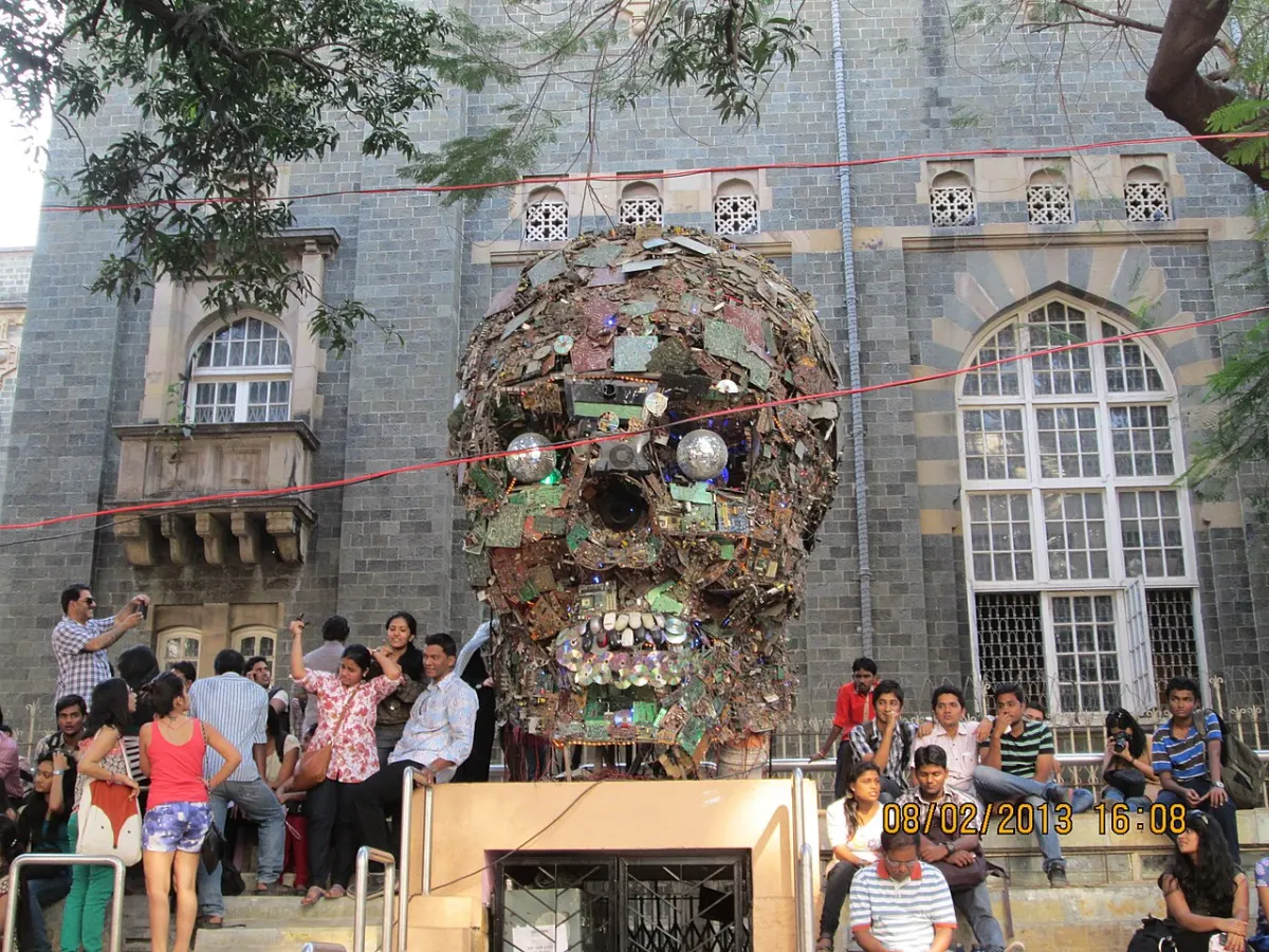 E-Waste Management System - 'ELECTRONIC WASTE MONSTER' model at 'Kala Ghoda Festival'