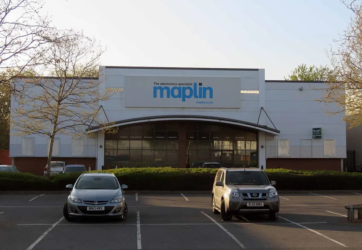 Electronic Shop Management System - Former Maplin Electronics store