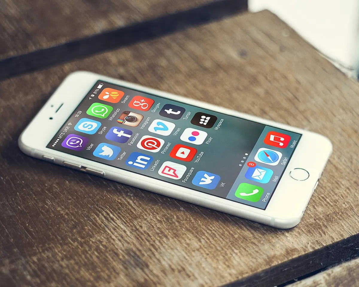 EMI Calculator App - Social Media App Icons On The Screen of A Smartphone