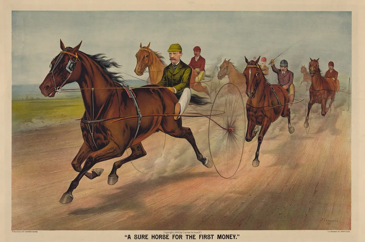 Expense Manager Desktop App - "A sure horse for the first money" LCCN2002695764-restored