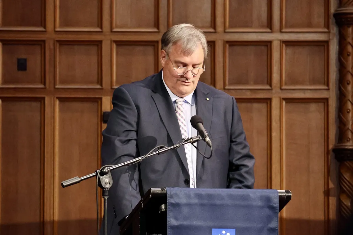 Faculty Management Portal - Professor John Williams AM at the Julia Gillard Public Lecture 2025 - 01