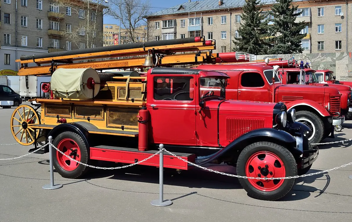 Fire Station Management System - PMG-1 fire engine based on GAZ-AA