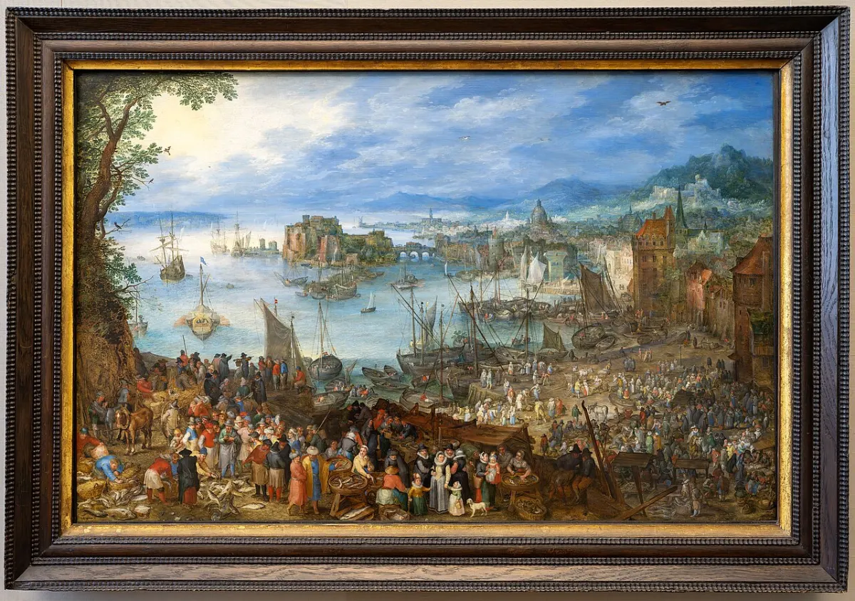 Fish Market Management System - Great Fish market - Jan Brueghel (I)