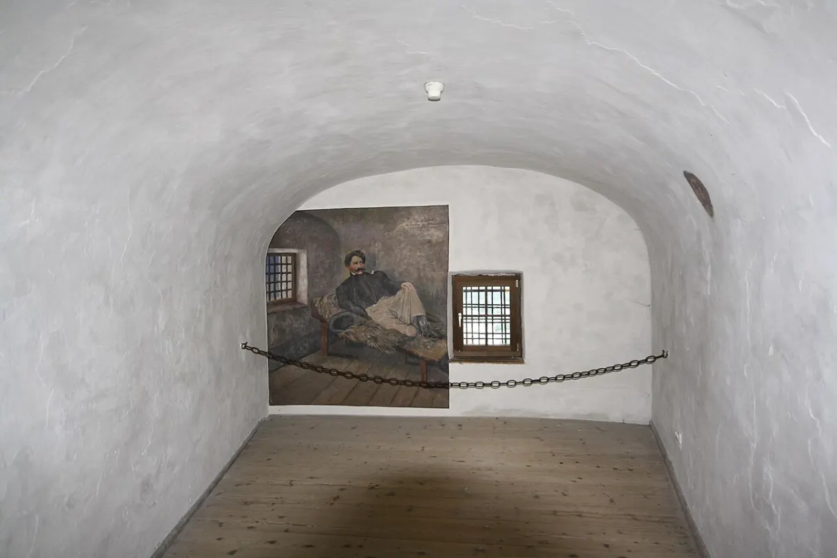 Jail Management System - Prison cell of Sándor Rózsa, in Kufstein Castle
