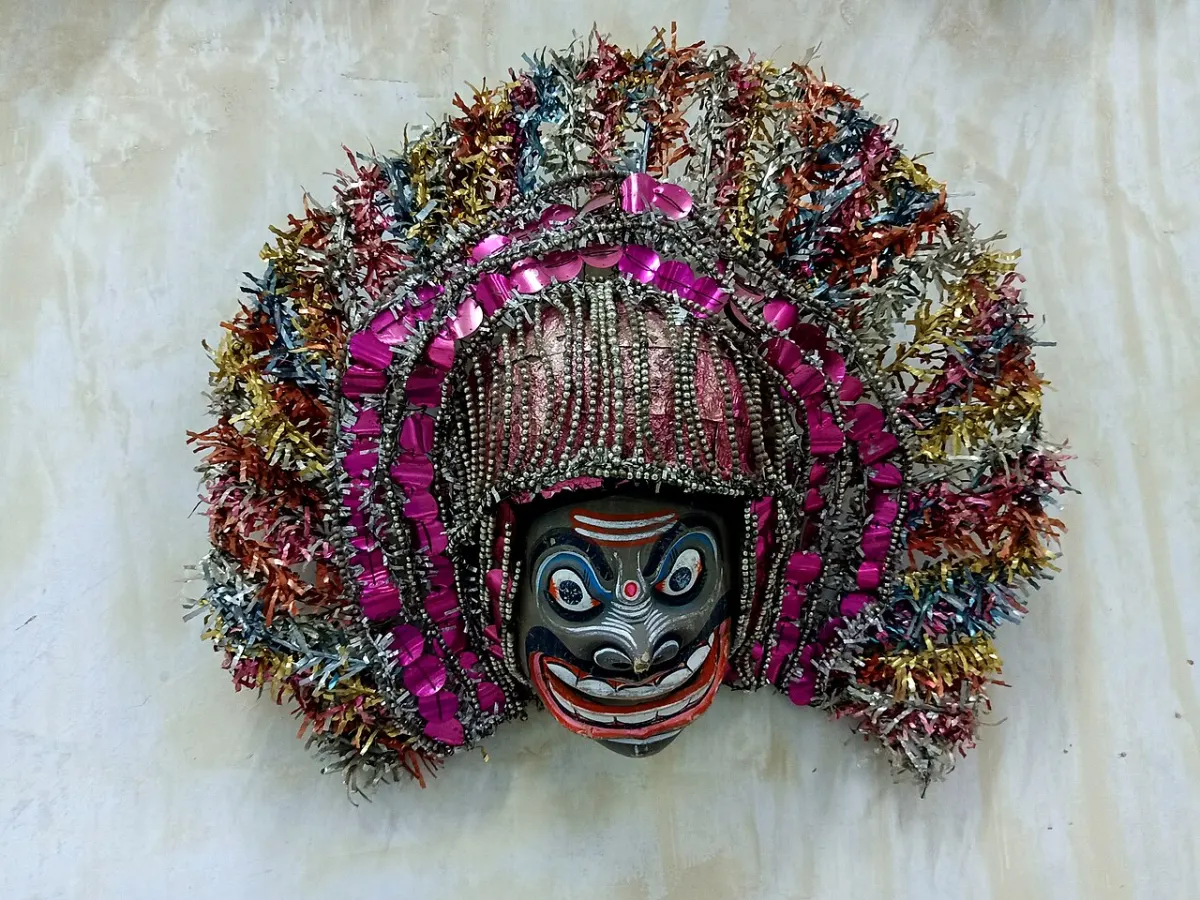 Mask Detection System - Chhau Nritya face mask 001