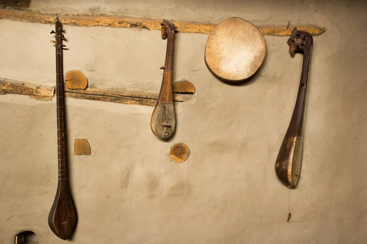 Music Genre Classification - Music instruments of those times, Nearly 800 years old - Baltit Fort