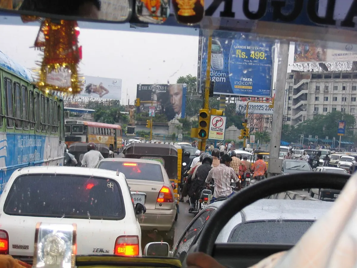 Object Detection System - Hyderabad City streets traffic snarls View 2005