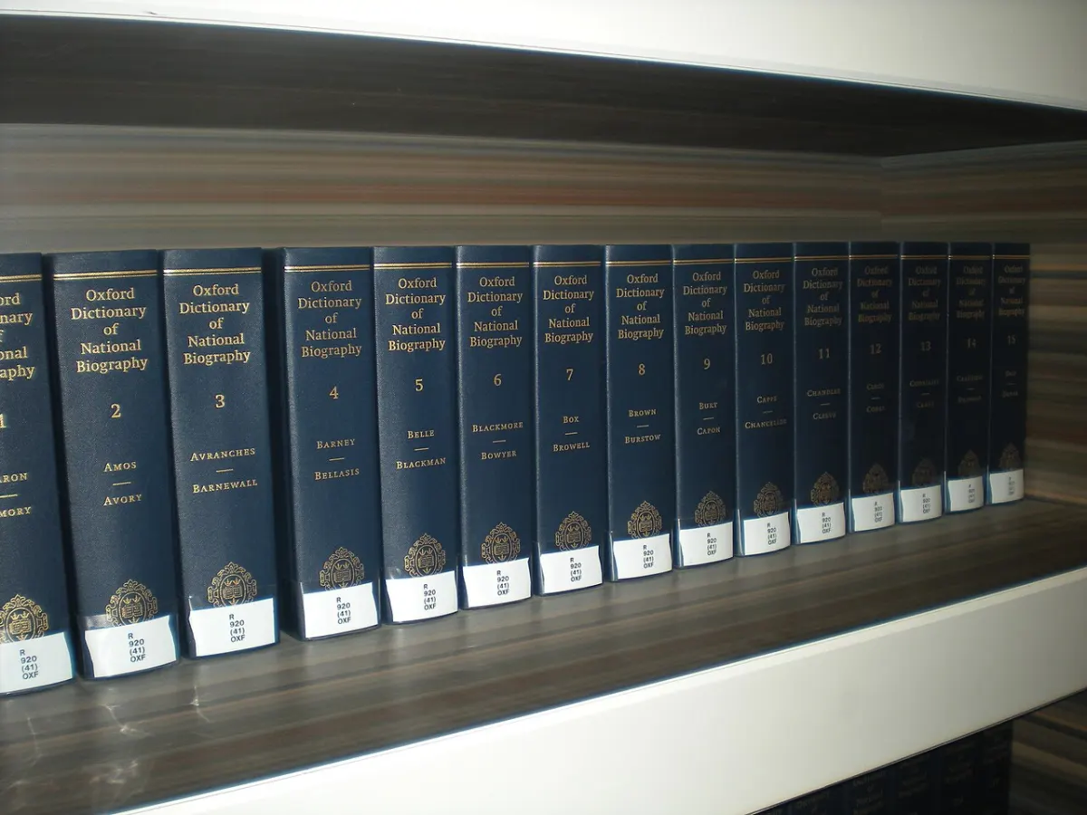 Online Dictionary - Oxford Dictionary of National Biography volumes
