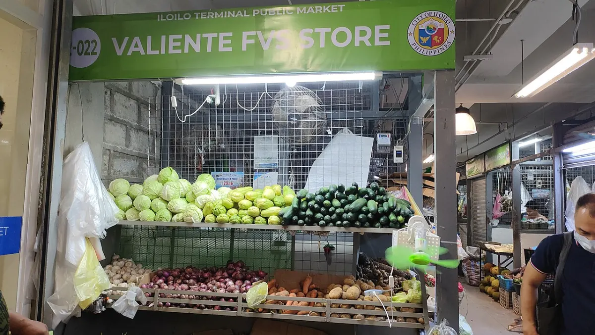 Online Grocery Store - Fresh Vegetables display in Iloilo Terminal Public Market 06