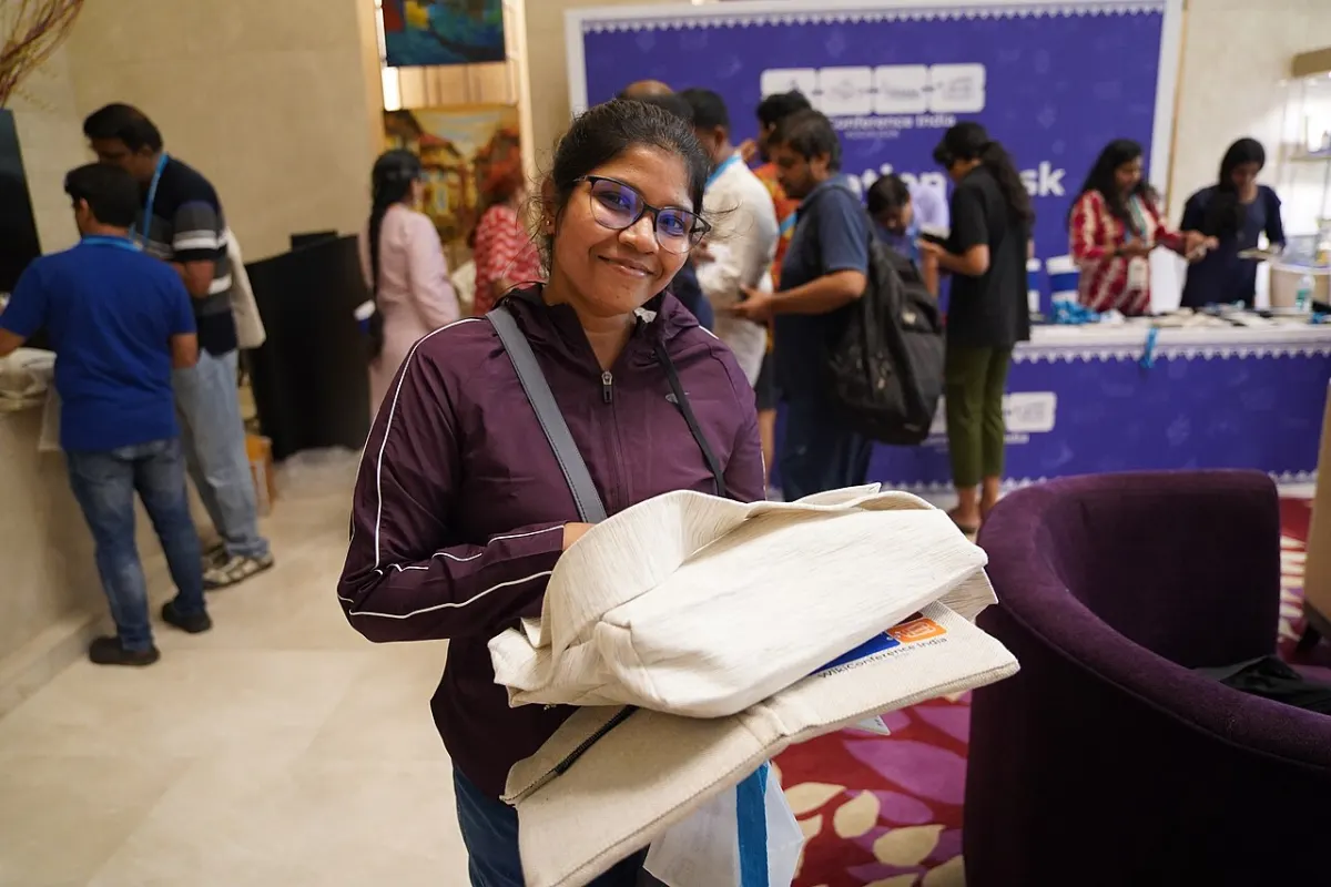Online Stationery Store - Aliva Sahoo With Conference Eco-Friendly Stationery Kit - WikiConference India 2026 - Koch