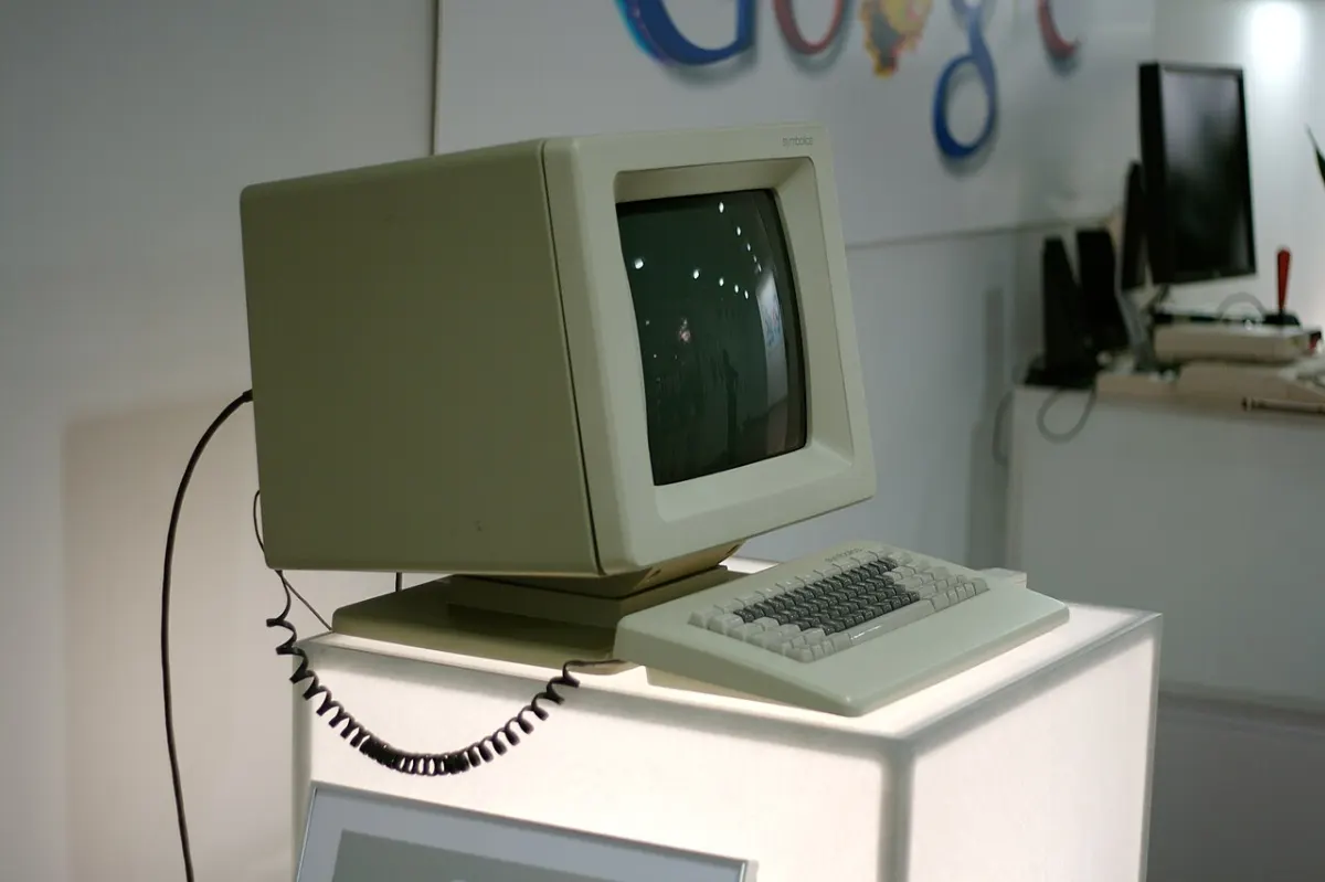 Optical Store Management System - Symbolics LISP Machine, Google NY office computer museum