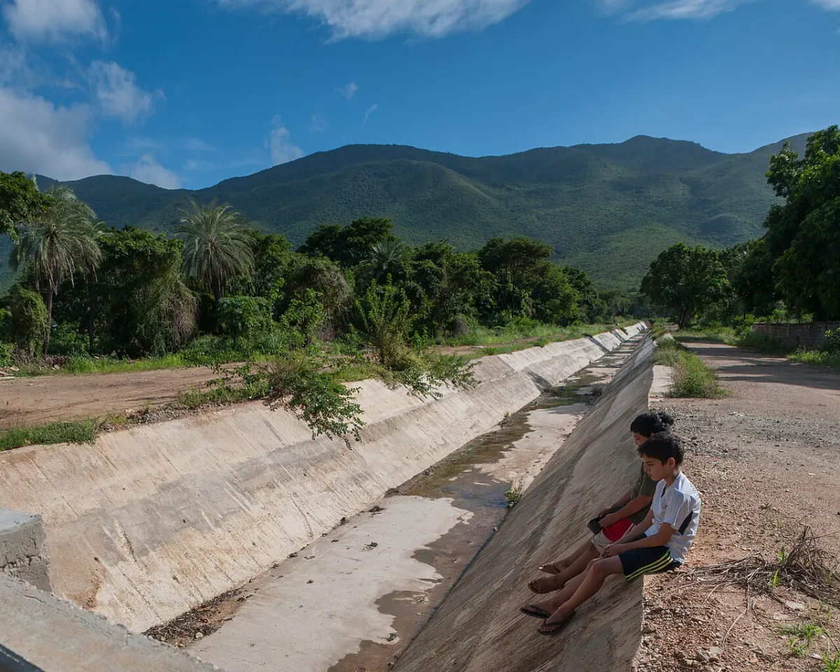 Orphanage Management System - Children playing in a ravine