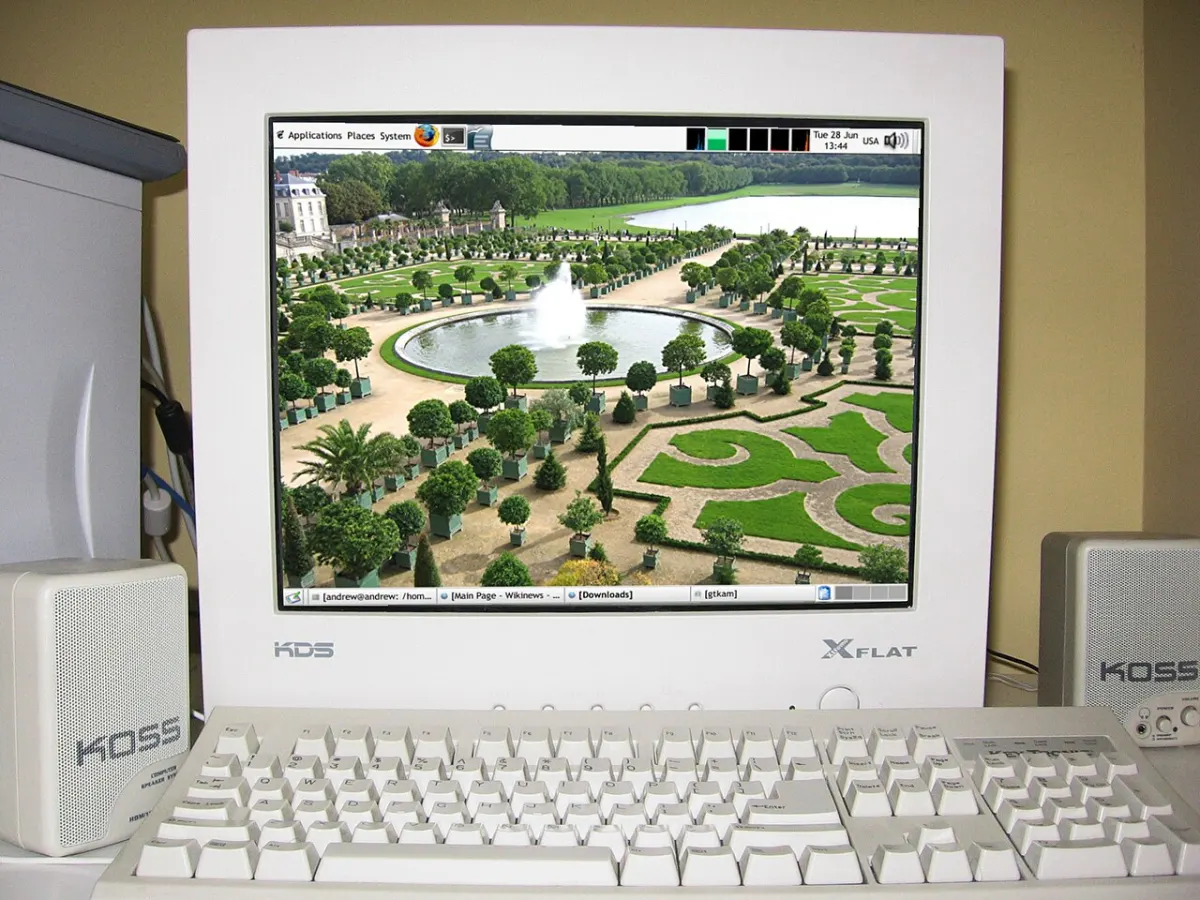 Password Manager Desktop App - Computer monitor screen image simulated