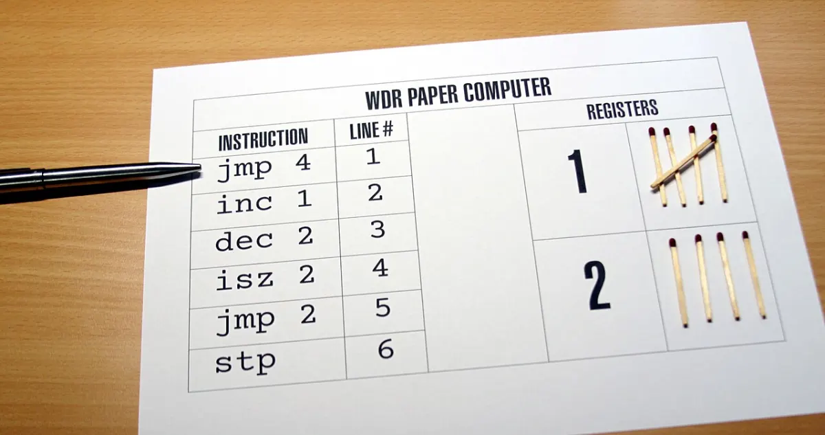 Petition Website - WDR paper computer (pen and matchsticks)