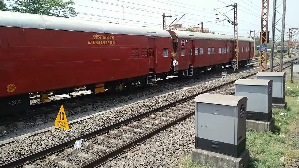 Railway Reservation Management System - Accident-relief-train-indian-railways