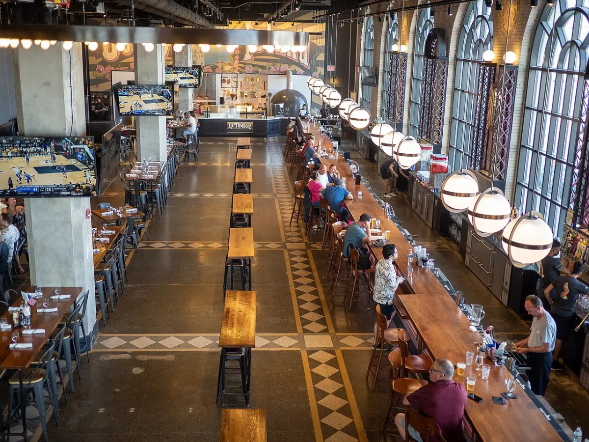 Restaurant Finder App - Childs' Restaurant building interior