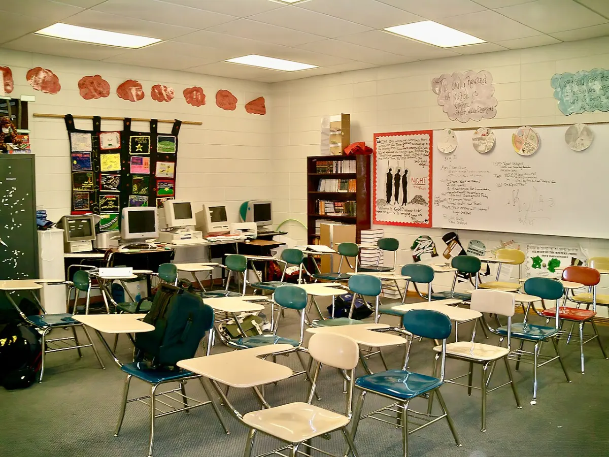 School ERP Desktop App - A public school, high school classroom in the United States 01