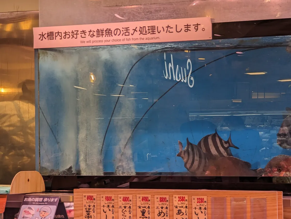 Smart Aquarium - Aquarium of fish for consumption