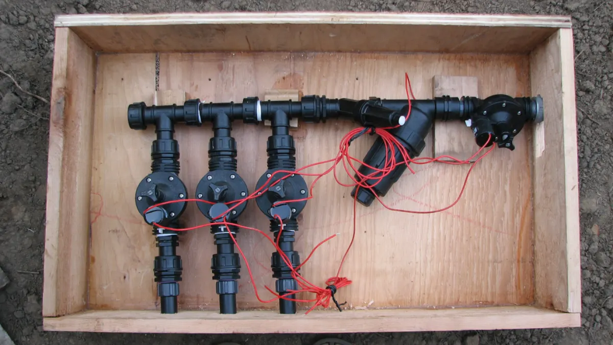 Smart Irrigation System - Uninstalled drip irrigation set up