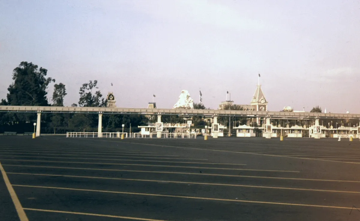 Smart Parking System - Disneyland parking lot, circa 1960