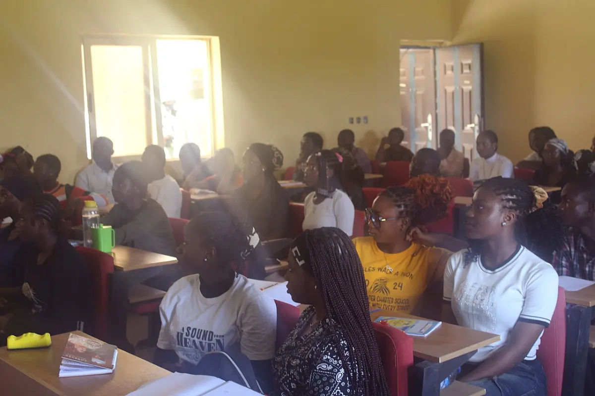 Student Attendance Management System - A classroom with students at the College of Medicine, FUASK