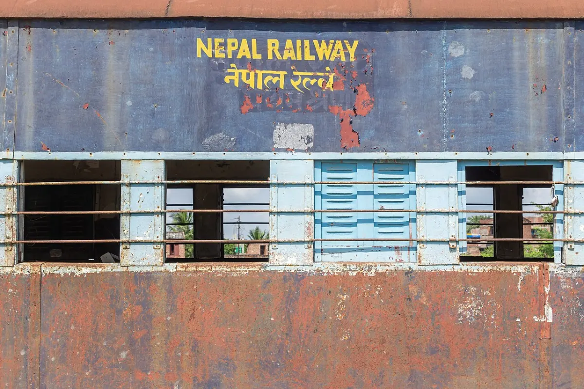 Train Ticket Booking System - Abandoned Train at Janakpur station, Nepal Railways