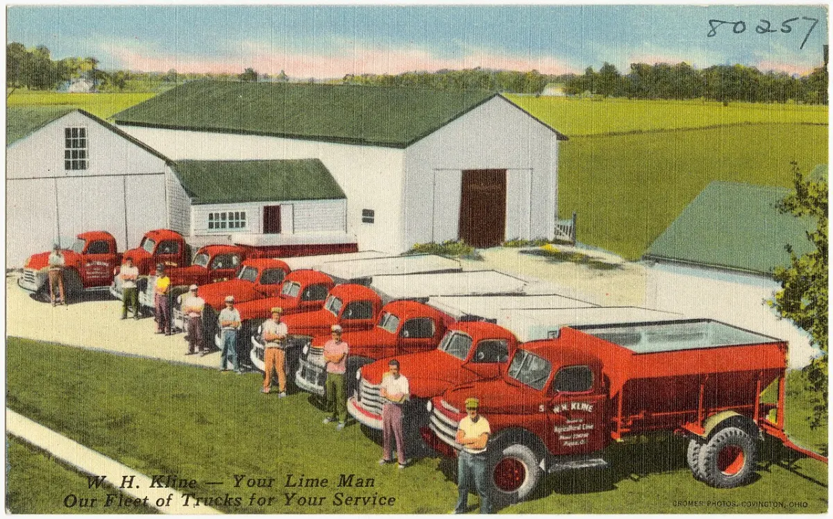 Transport Management System - W. H. Kline -- Your lime man, our fleet of trucks for your service