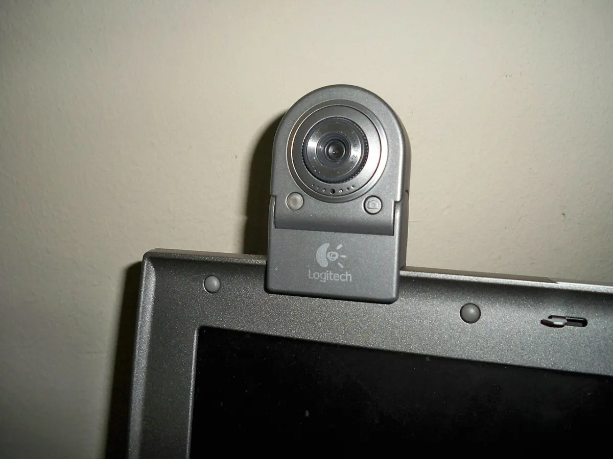 Video Conferencing App - Webcam On Laptop