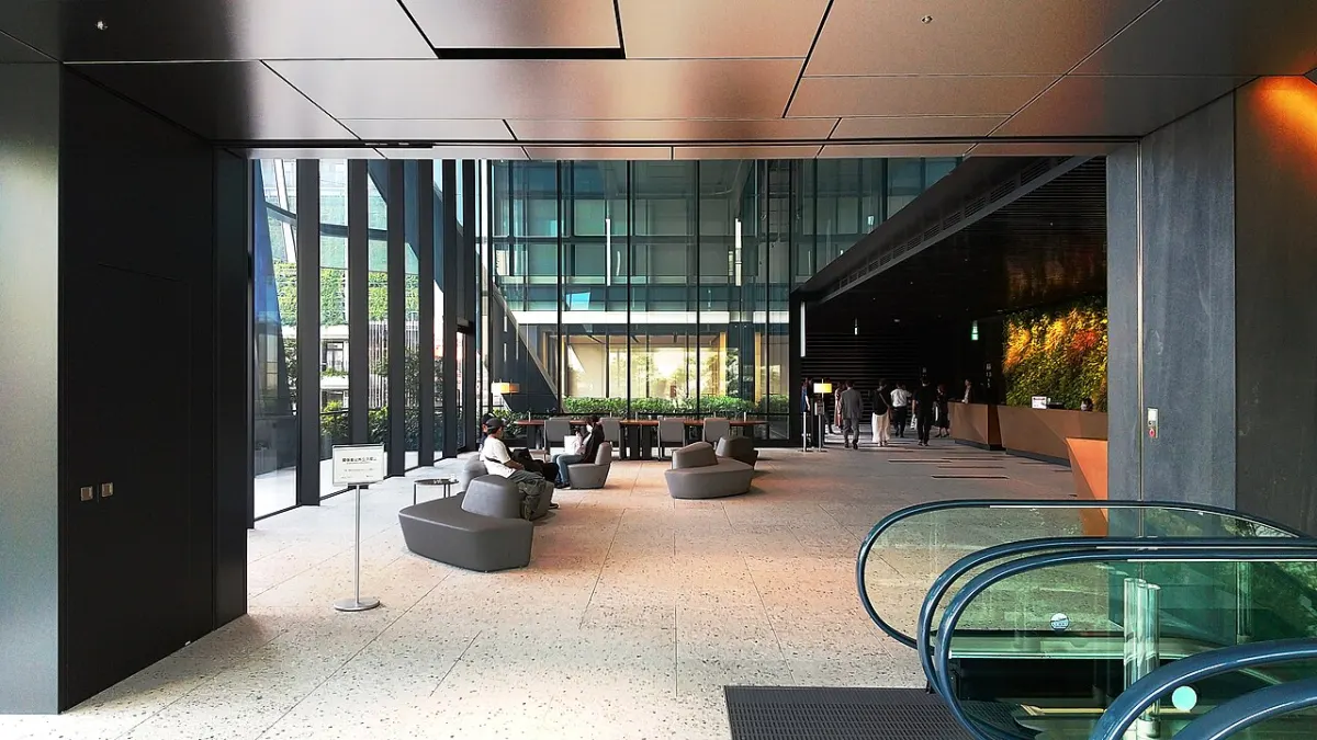 Visitor Management Kiosk - Fukuoka Daimyō Garden City Tower the office lobby on the 3rd floor Chūō-ku Fukuoka